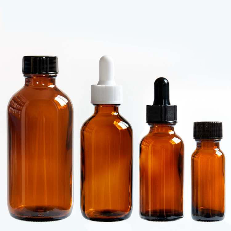 15ml 30ml 60ml 120ml 250ml 500ml empty amber blue Boston glass perfume spray bottle with refillable atomizer