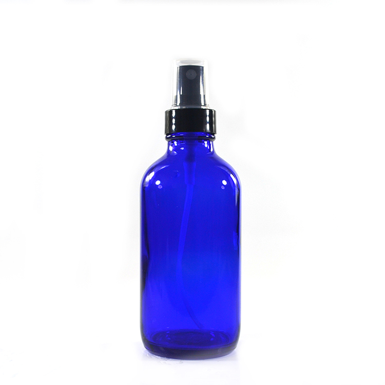 15ml 30ml 60ml 120ml 250ml 500ml empty amber blue Boston glass perfume spray bottle with refillable atomizer