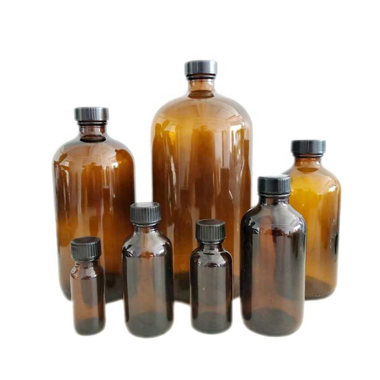 15ml 30ml 60ml 120ml Amber Boston Glass Bottle 250ml 500ml 1L Blue Clear CBD Essential Oil Trigger Sprayer Bottle