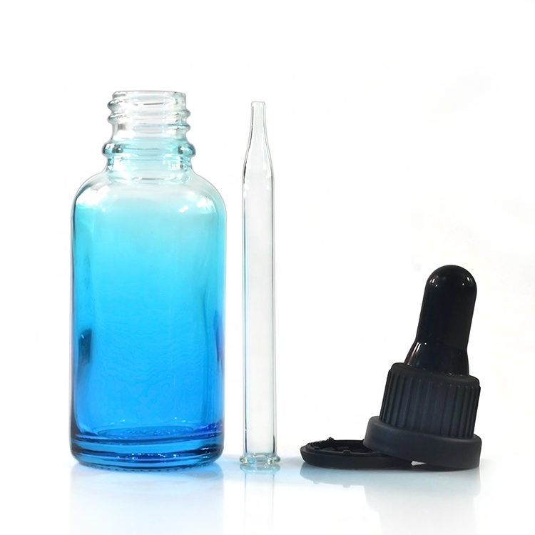 15ml 30ml 60ml 120ml Frosted Painting Golden Black Essential Oil Glass Bottle with Dropper