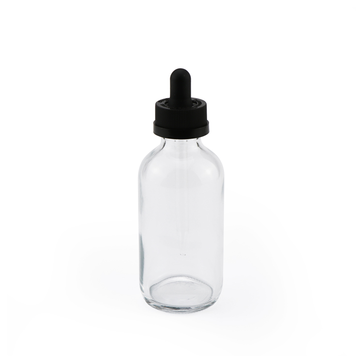 15ml 30ml 60ml 120ml child proof cap flint clear essential oil glass boston round pipette dropper bottles with dropper