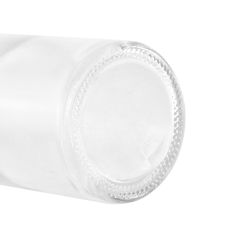 15ml/30ml/60ml/120ml clear glass bottle with aluminium lotion pump