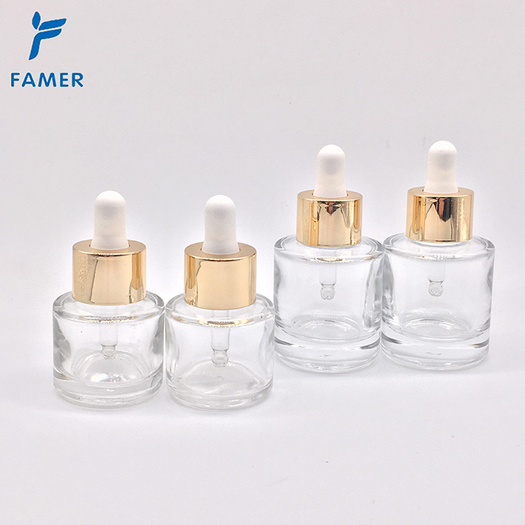 15ml 30ml Glass Dropper Bottle Flat Shoulder Glass Bottle
