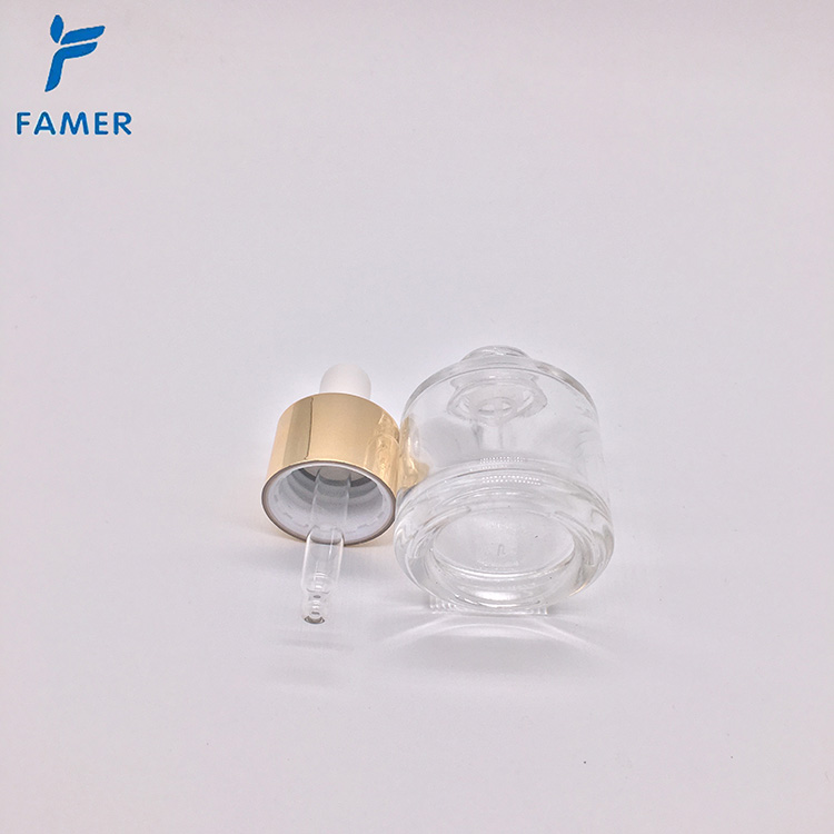15ml 30ml Glass Dropper Bottle Flat Shoulder Glass Bottle