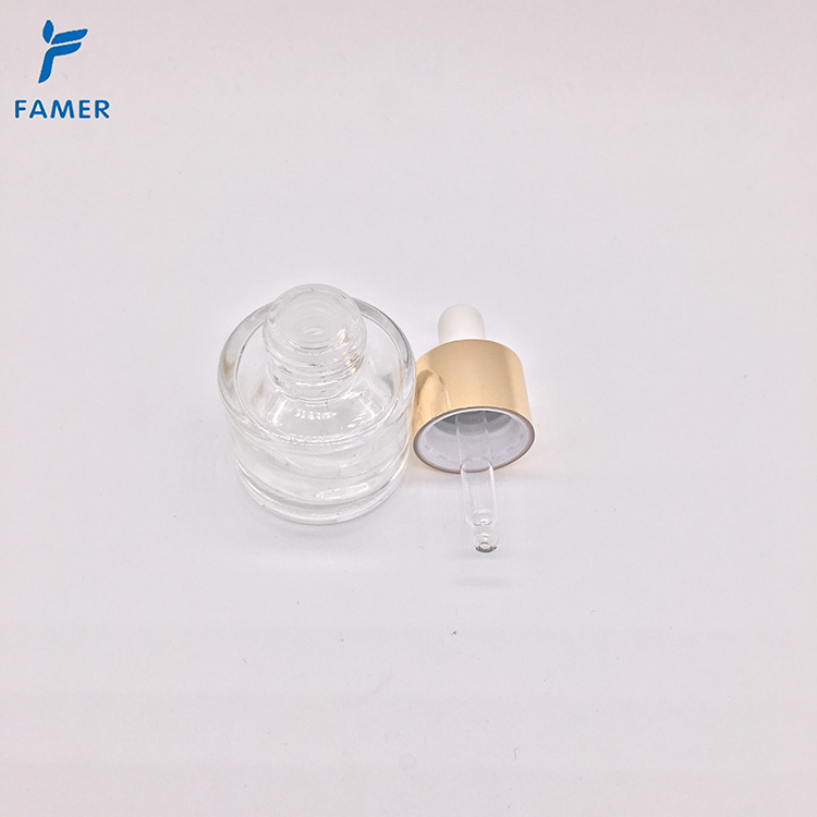 15ml 30ml Glass Dropper Bottle Flat Shoulder Glass Bottle