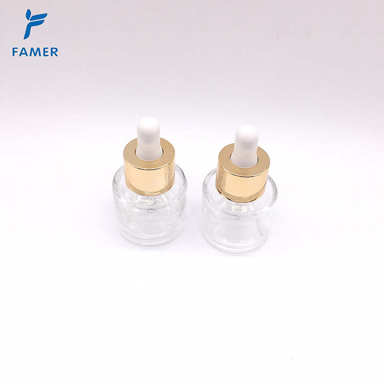 15ml 30ml Glass Dropper Bottle Flat Shoulder Glass Bottle
