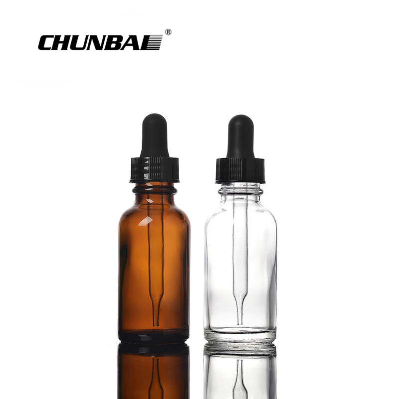 15ml 30ml amber square smoke oil glass bottles with dropper