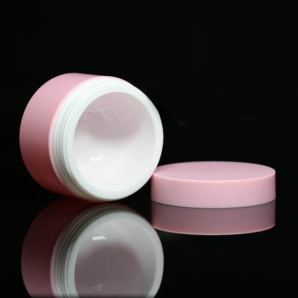 15ml 50ml cheap nail glue plastic containers cosmetic uv gel plastic container matte pink cosmetic jar