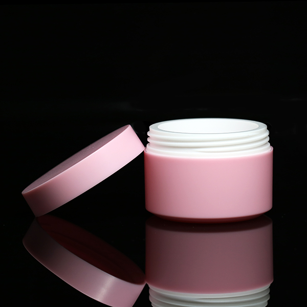 15ml 50ml cheap nail glue plastic containers cosmetic uv gel plastic container matte pink cosmetic jar