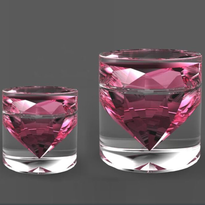 15ml 50ml luxury cosmetics face cream diamond acrylic jar