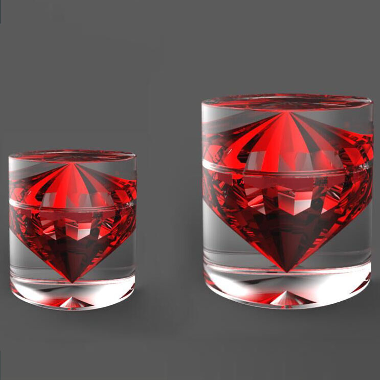 15ml 50ml luxury cosmetics face cream diamond acrylic jar