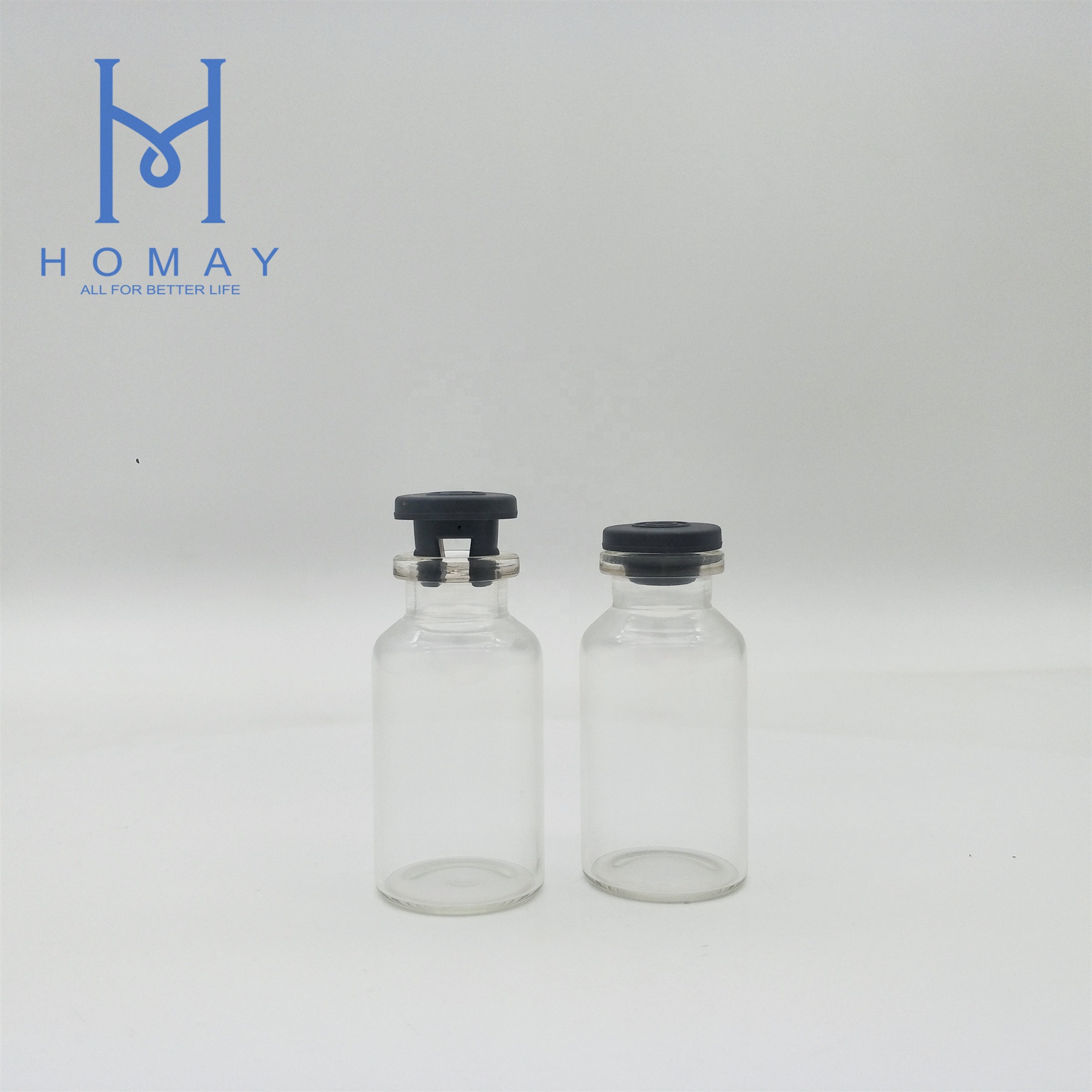 15ml Amber/Clear injection tubular glass sterile vials of low borosilicate for injection