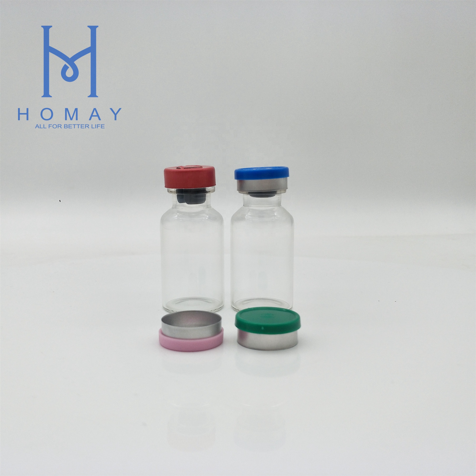 15ml Amber/Clear injection tubular glass sterile vials of low borosilicate for injection