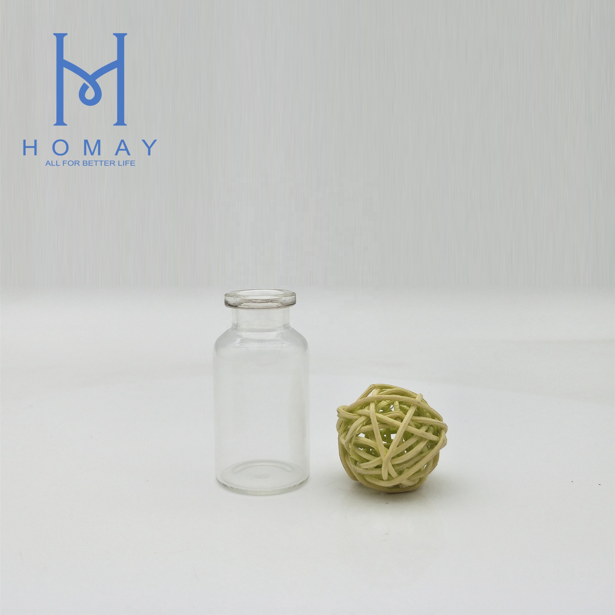 15ml Amber/Clear injection tubular glass sterile vials of low borosilicate for injection