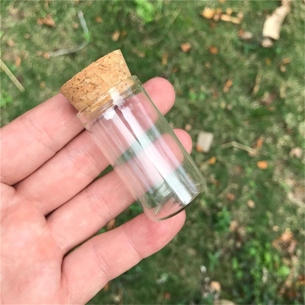 15ml Clear Boston Round Glass Bottle 15ml Liquid Small Schering Glass Bottles with Cork for Sale custom Made Bottle Wholesale