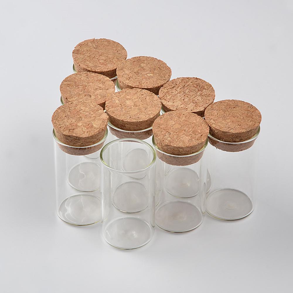 15ml Clear Boston Round Glass Bottle 15ml Liquid Small Schering Glass Bottles with Cork for Sale custom Made Bottle Wholesale