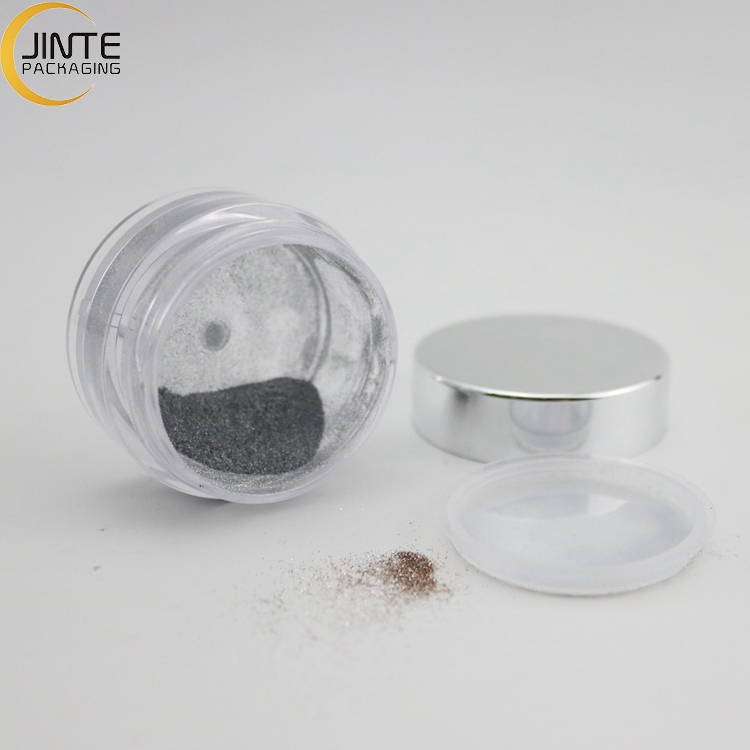 15ml Clear Plastic Cosmetic Empty Sample Container Acrylic Powder Pots
