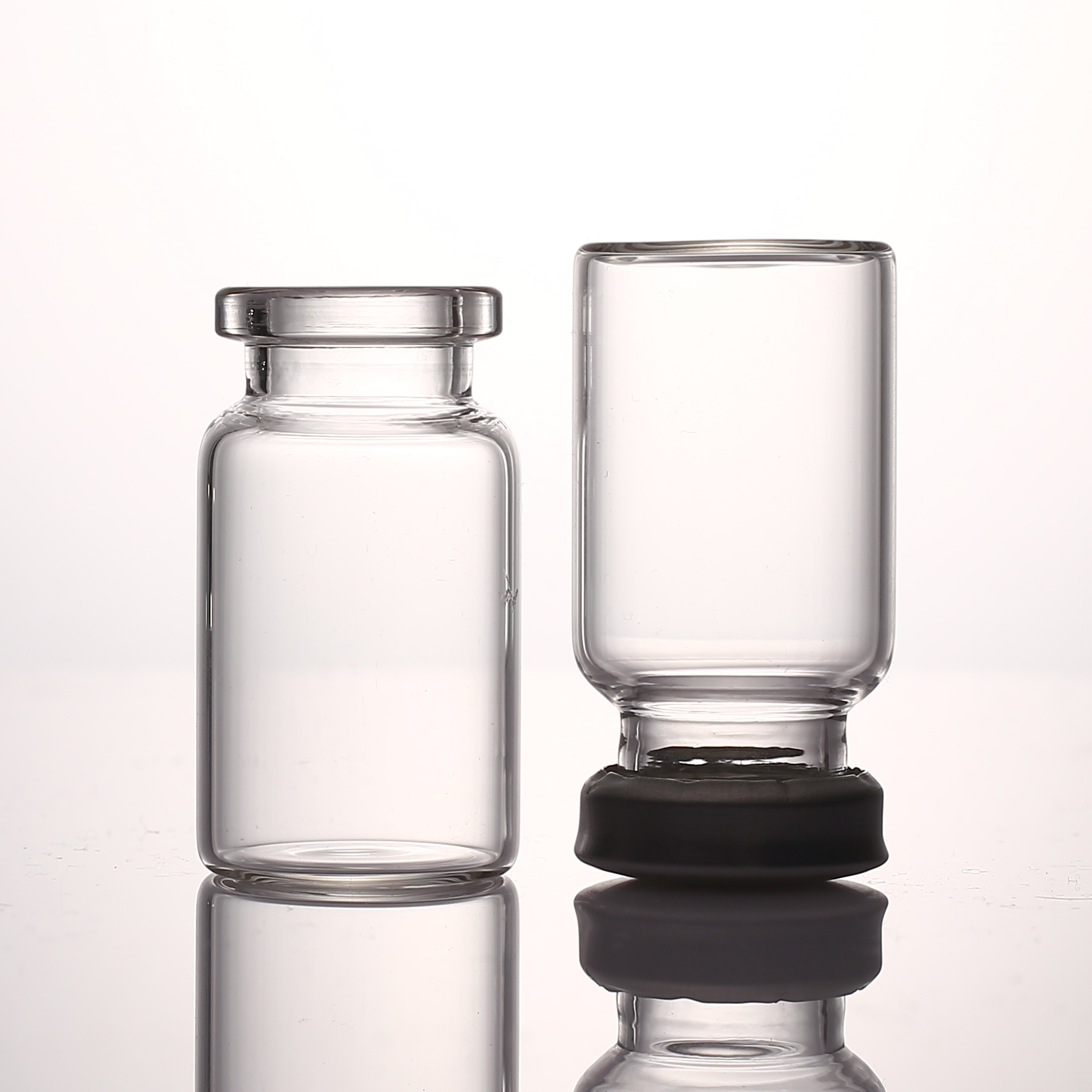 15ml Clear and Amber Low Borosilicate Tubular Glass Bottle Vial for Pharmaceutical Injection Cosmetics Containers and Packaging
