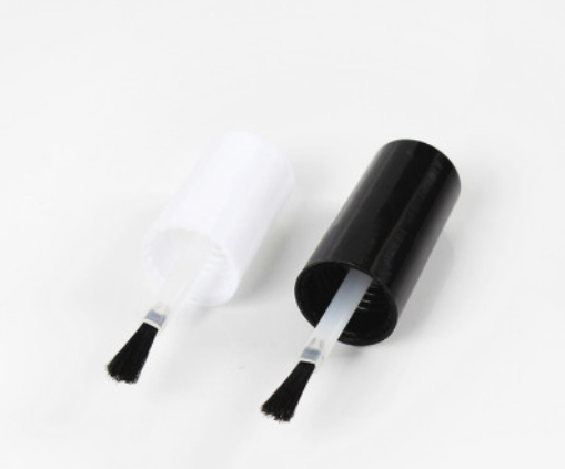 15ml Empty fancy custom uv gel square glass nail polish bottle with cap and brush