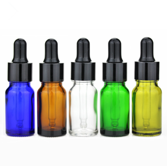 15ml Glass cosmetic dropper bottle for essential oil with dropper cap
