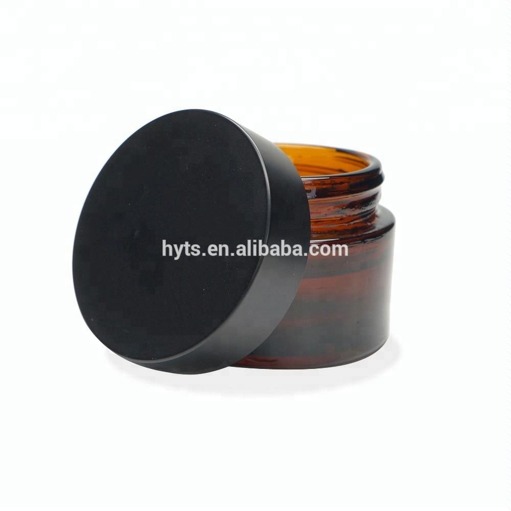 15ml High Quality Glass Cosmetic Jar With Aluminum Cap For Cream