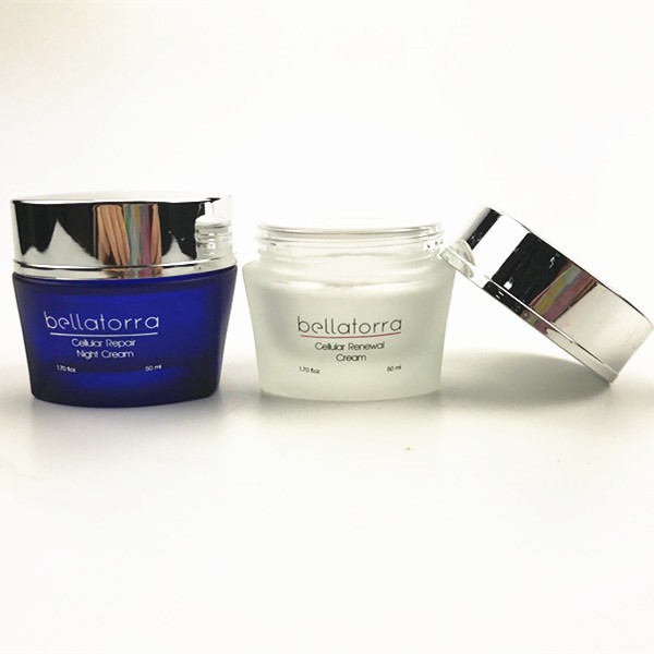 15ml High Quality Glass Cosmetic Jar With Aluminum Cap For Cream