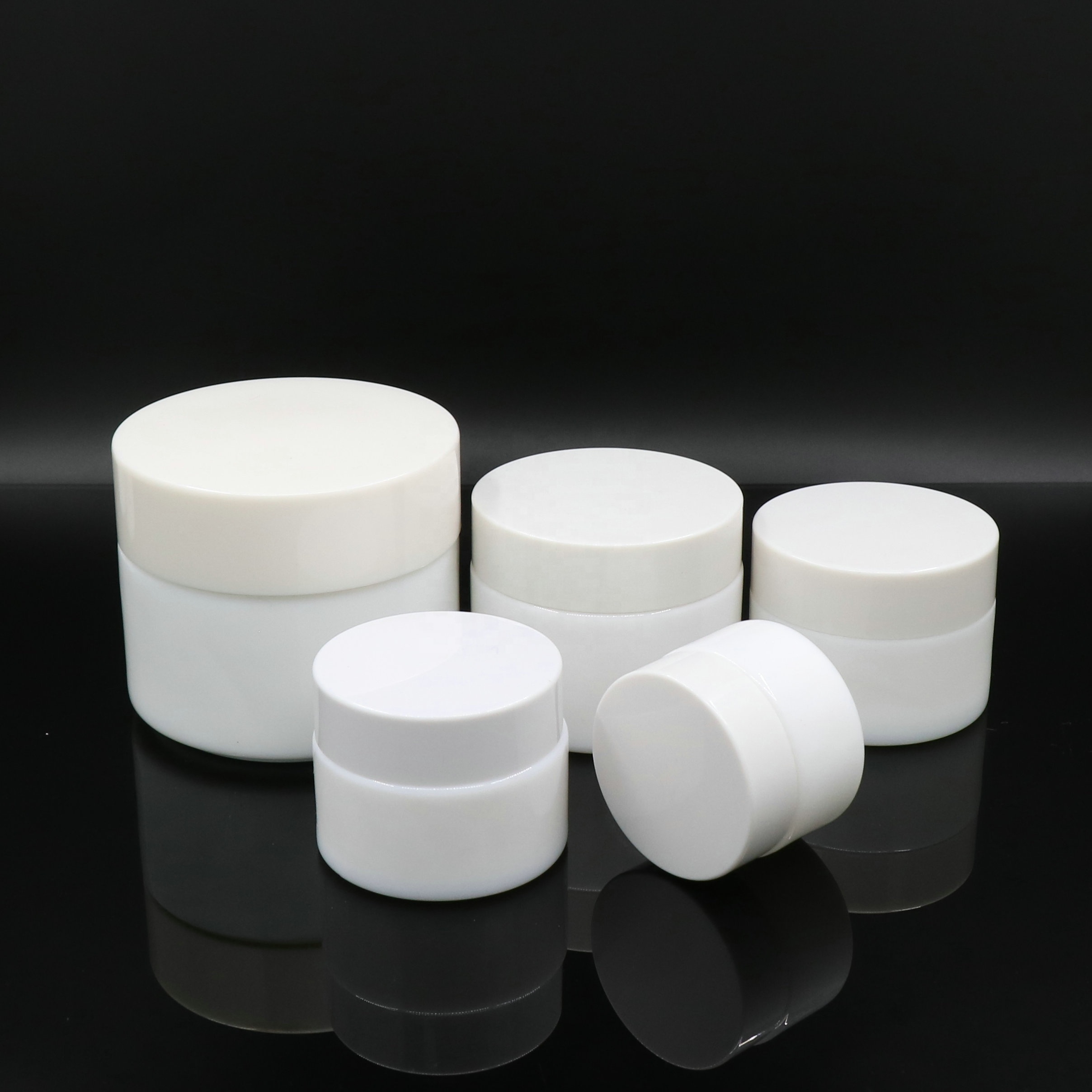 15ml Milky white white ceramic porcelain bottle boston round glass dropper bottle cost price manufacture