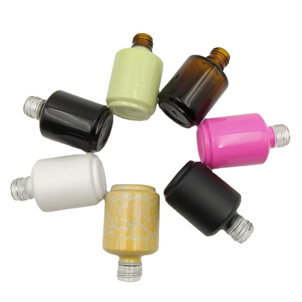 15ml Nail Polish Bottle Hot Sell Empty Fancy Custom Uv Gel Round Glass Personal Care Cap with Brush