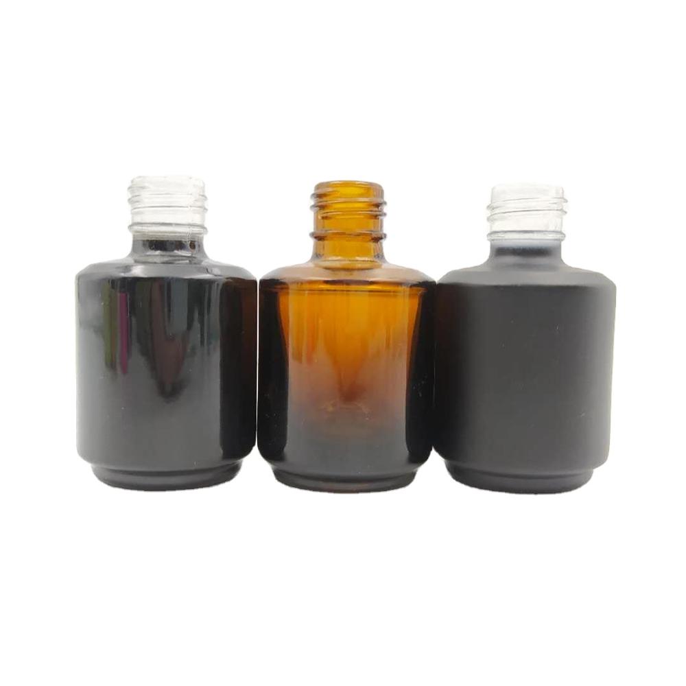 15ml Nail Polish Bottle Hot Sell Empty Fancy Custom Uv Gel Round Glass Personal Care Cap with Brush