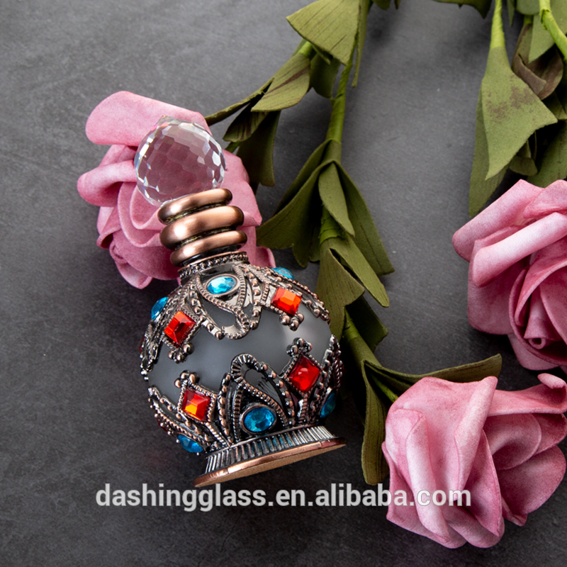 15ml Refillable Arabic Oil Perfume Bottles Botol Parfum Perfume Oil Bottles dubai Oil Perfume Oud Glass Bottles