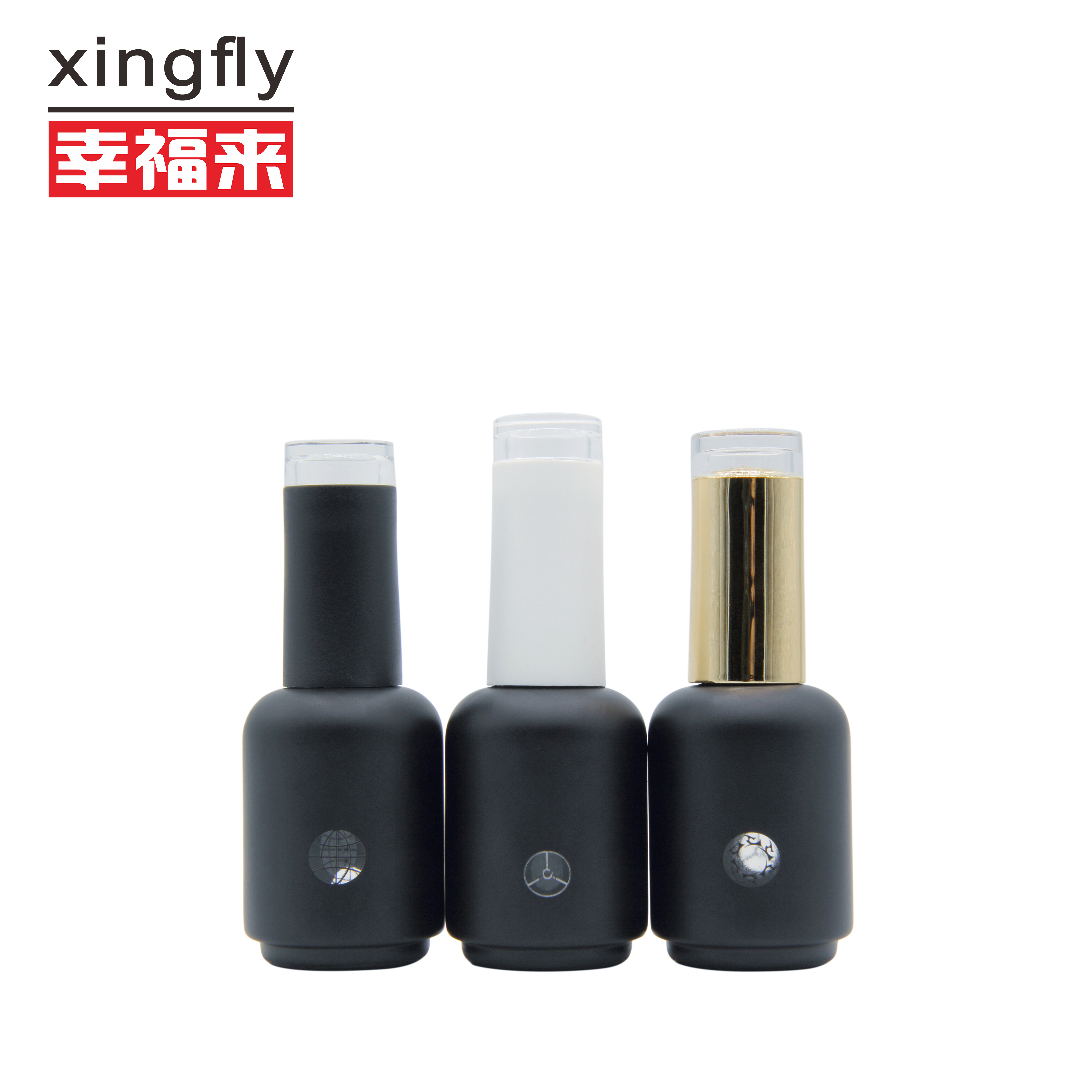 15ml Round Gel Nail Polish Bottle With Special Window Design
