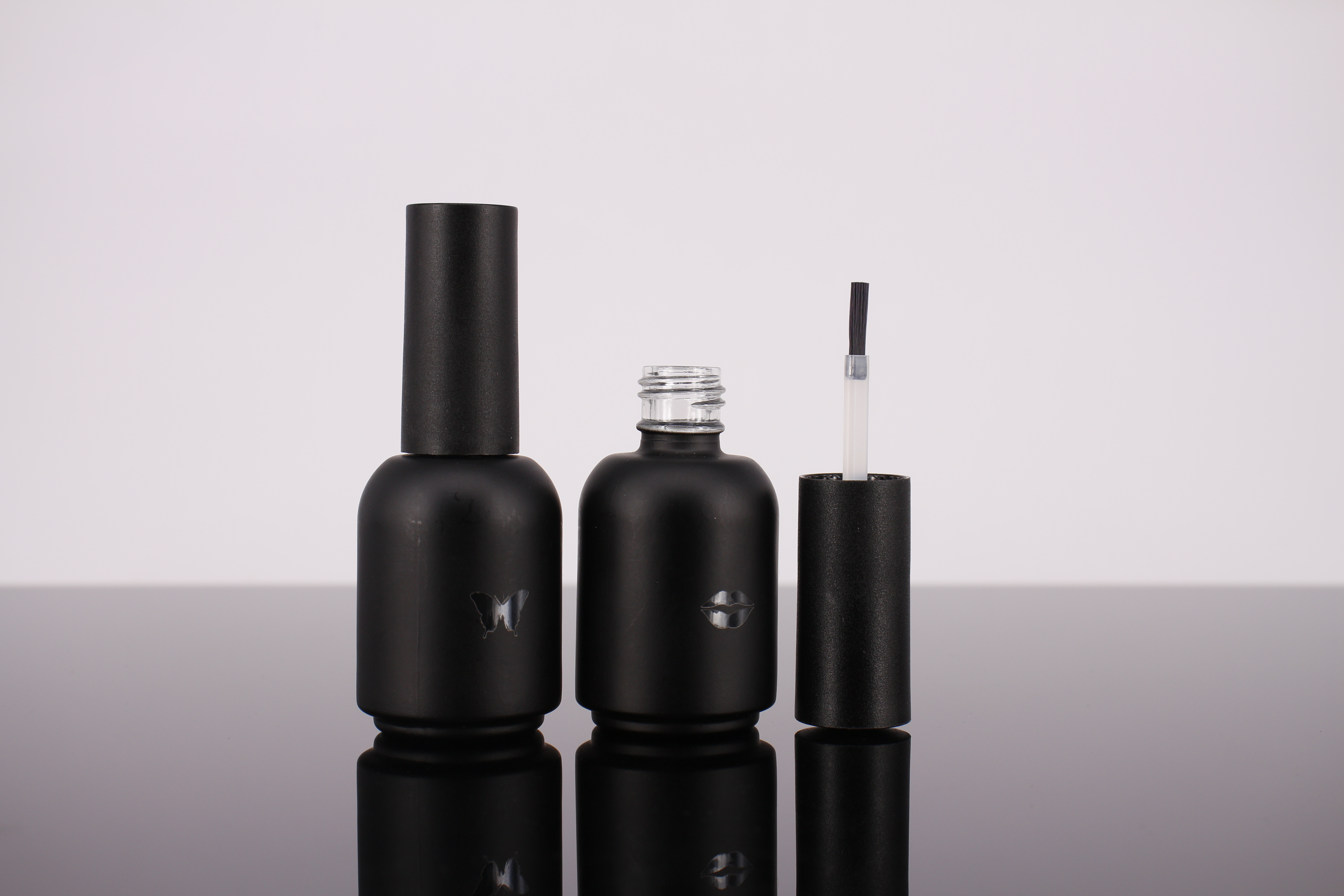15ml Round Gel Nail Polish Bottle With Special Window Design