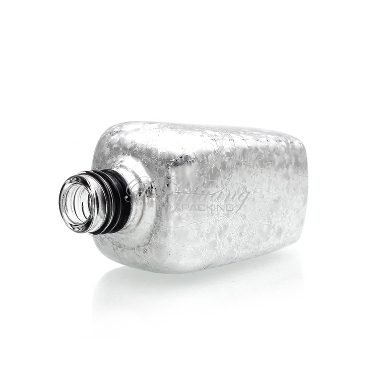 15ml Sliver Nail polish bottle/ Square nail polish glass bottle/Empty gel nail polish bottle with brush