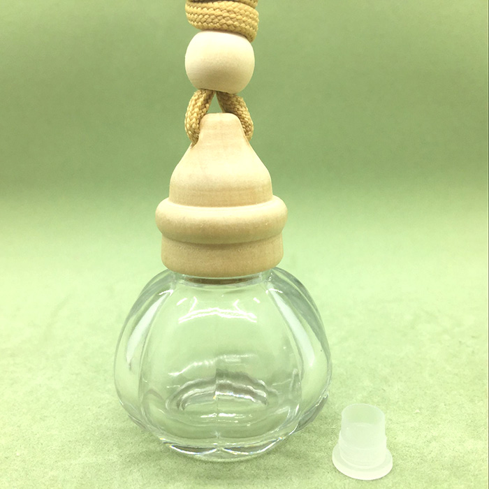 15ml Tiny glass hanging car air freshener refill bottle