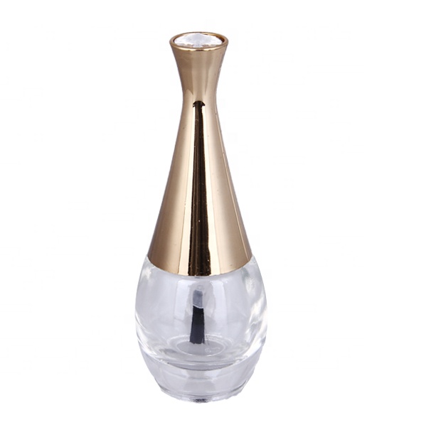 15ml Unique Design Glass Nail Polish Bottle With Brush