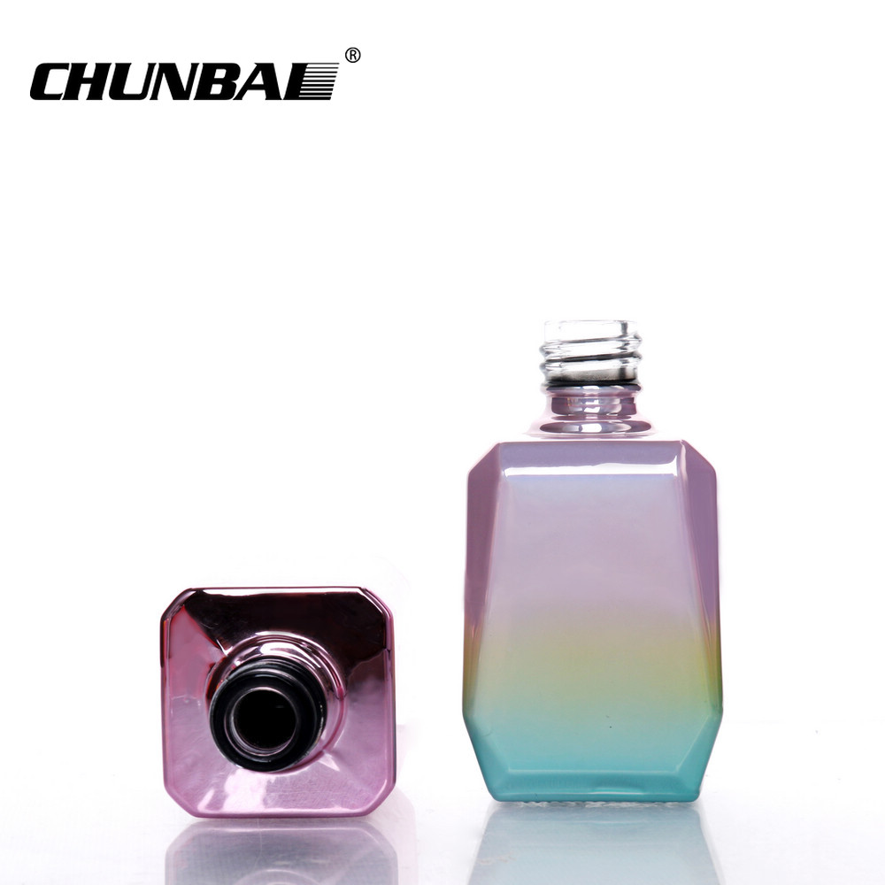 15ml brush cap empty color glass nail polish bottles