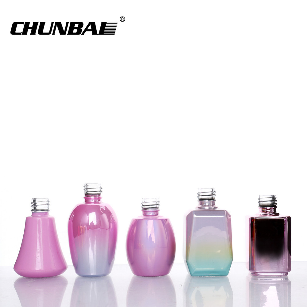15ml brush cap empty color glass nail polish bottles