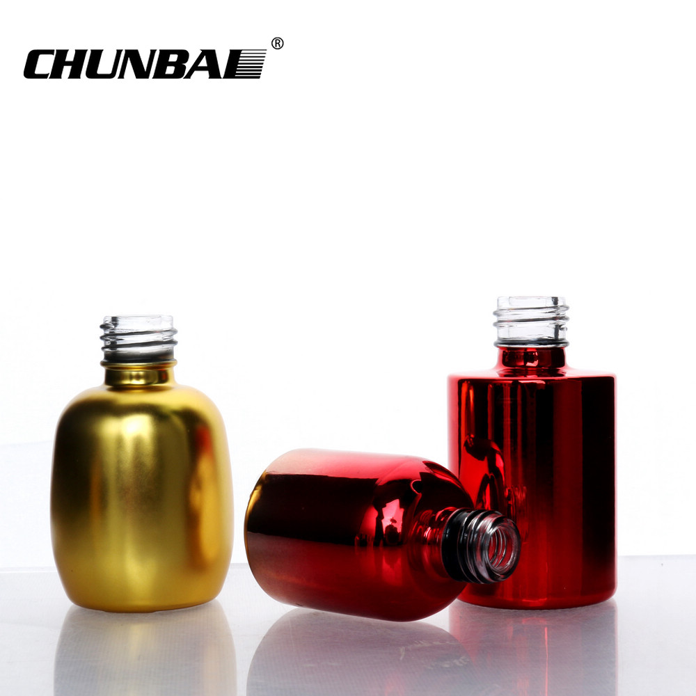 15ml brush cap empty color glass nail polish bottles