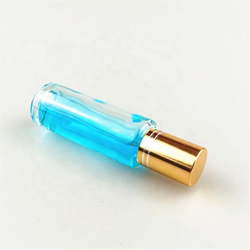 15ml clear round empty perfume bottle glass roll on bottles essential oil roll on glass bottles