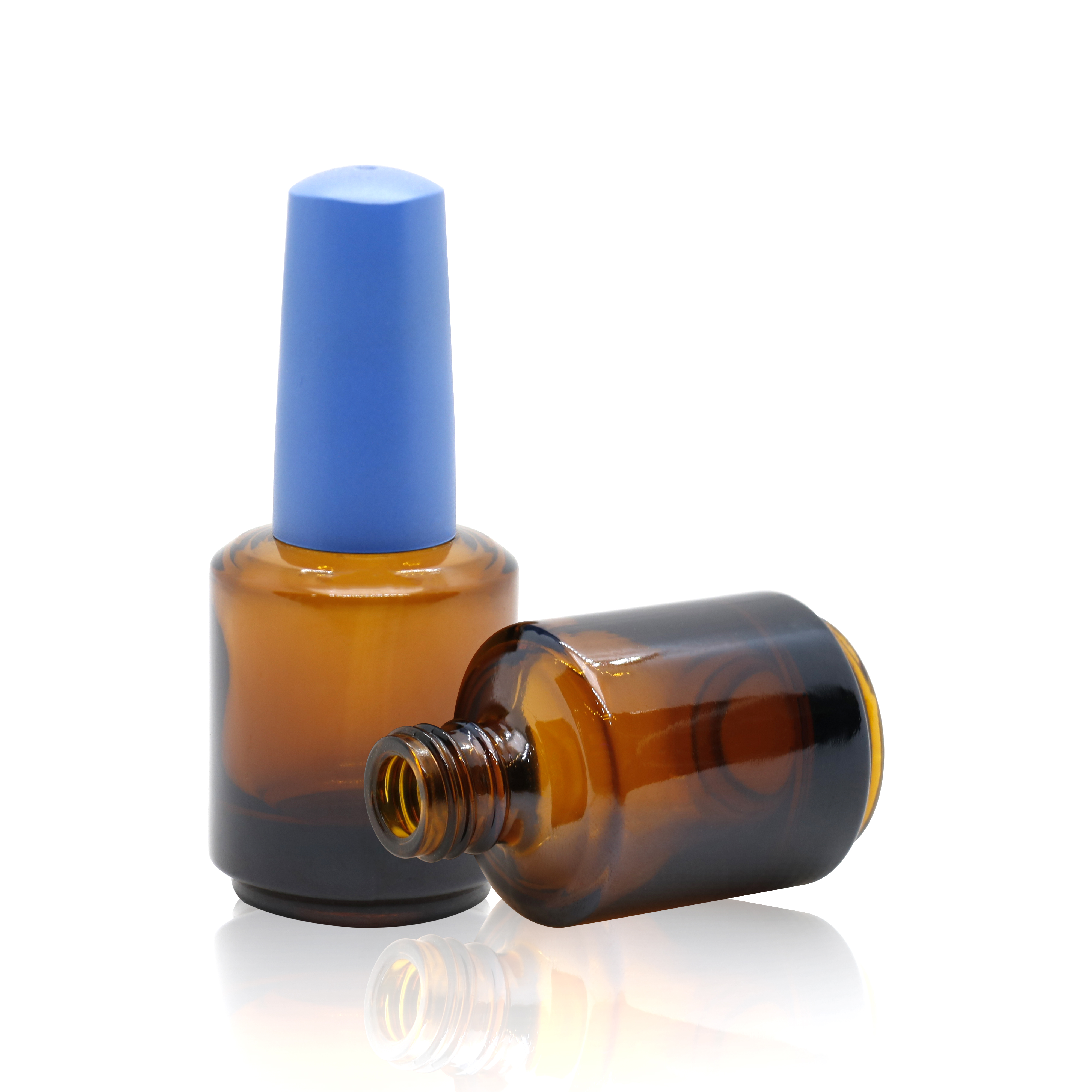 15ml custom white round empty nail polish glass bottle oem odm uv gel polish container