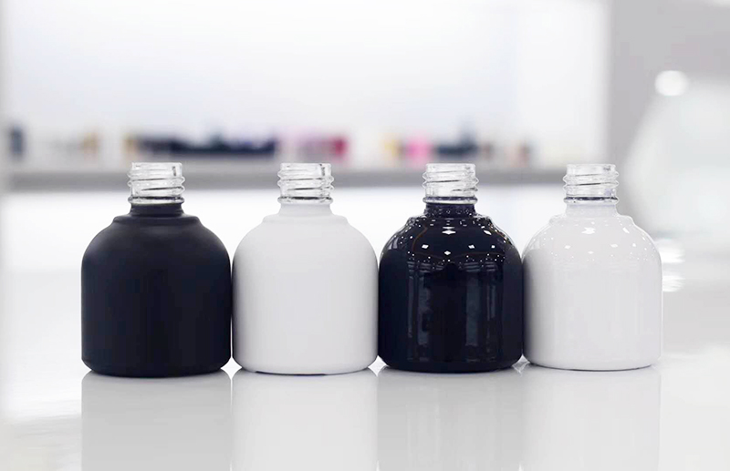 15ml empty unique glass pot for color gel custom polish nail bottle nail glue gel bottle