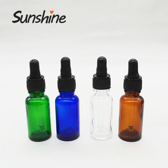 15ml glass hair oil bottles dropper packaging
