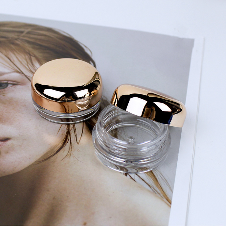 15ml gold lid cream bottle face cream jar eye cream box ointment bottle bottle round cosmetic packing material