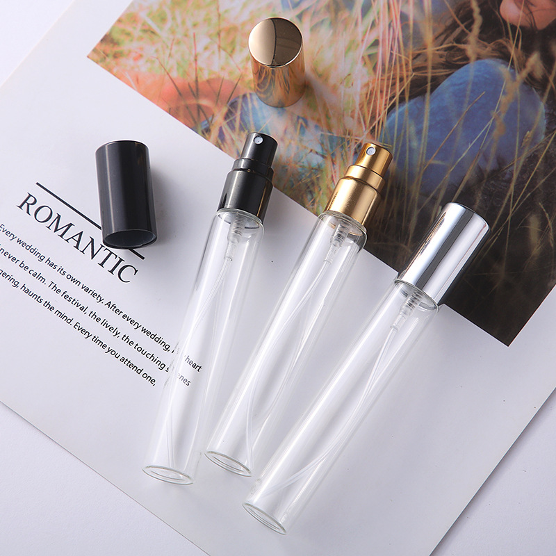 15ml mini empty clear glass pen type perfume spray bottle manufacture Custom Cheap Refill Perfume Atomizer