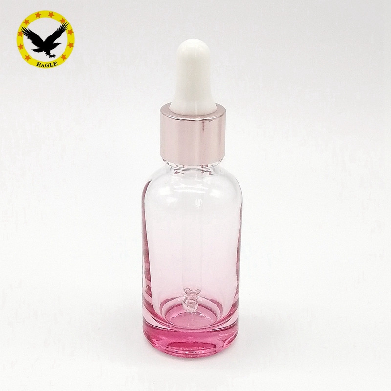 15ml pink glass dropper bottles e liquid essential oil glass bottles