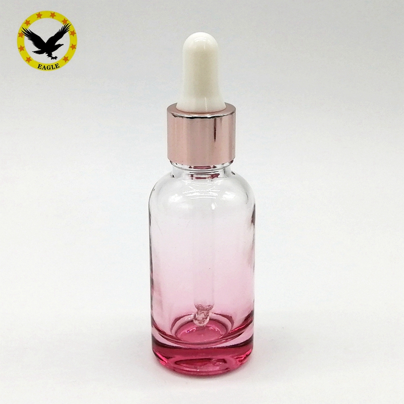 15ml pink glass dropper bottles e liquid essential oil glass bottles