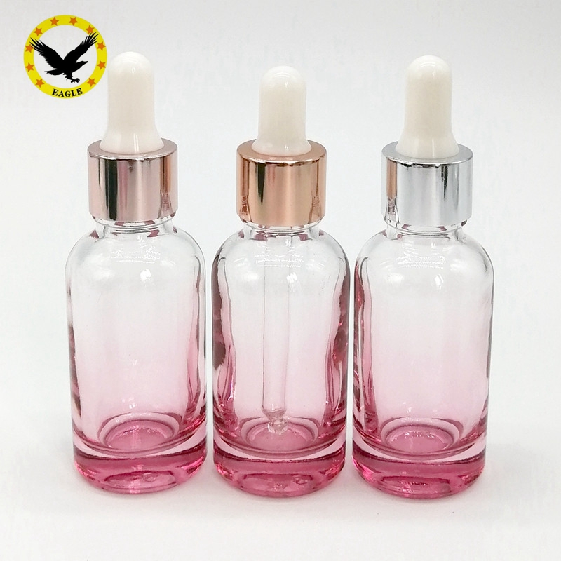 15ml pink glass dropper bottles e liquid essential oil glass bottles