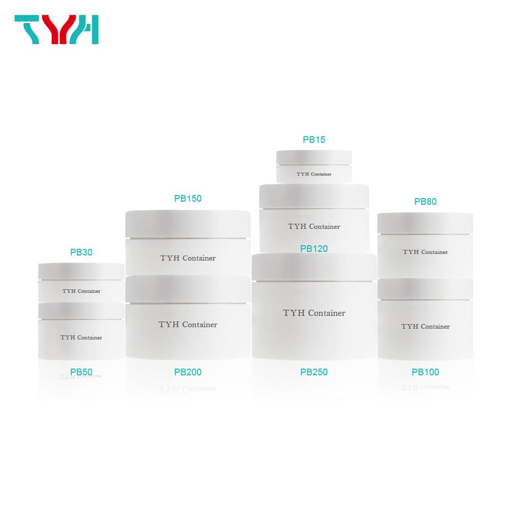 15ml to 250ml PP plastic Integrated round empty cosmetic jar with ABS or PP cap
