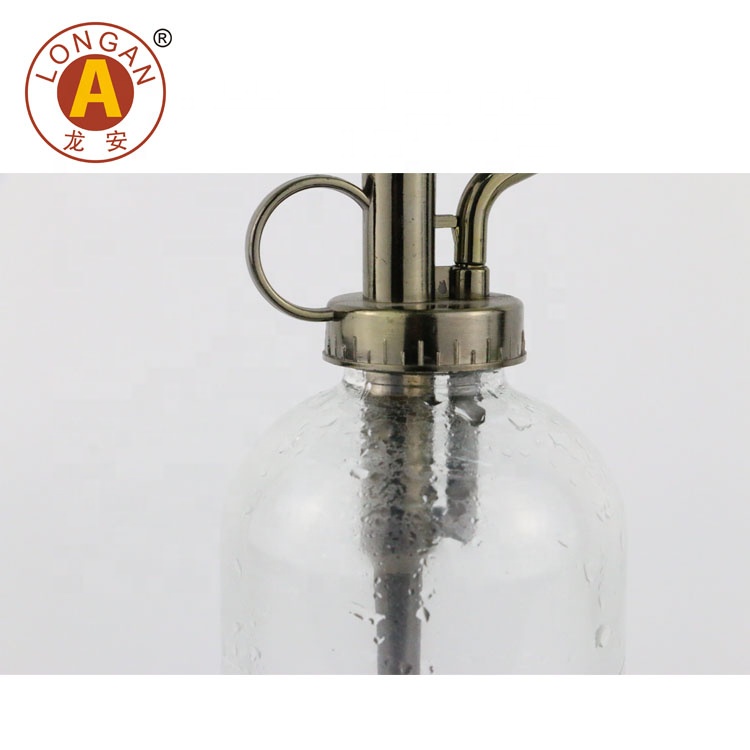16 Oz Water Sprayer Nozzle Colorful Metal Stainless Steel Pressure Mist Spray Pump Glass Bottle With Plastic Pump Foam Sprayer