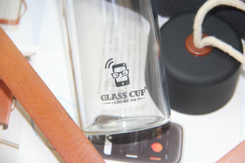 16 Oz Wholesale Custom Logo Borosilicate Glass Water Bottles For Office Use